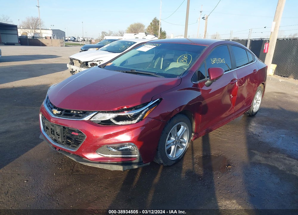 2016 CHEVROLET CRUZE LT AUTO VIN: 1G1BE5SM4G7282015