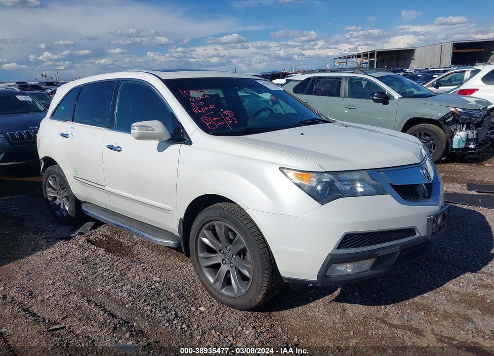 2013 ACURA MDX ADVANCE PACKAGE VIN: 2HNYD2H67DH522423