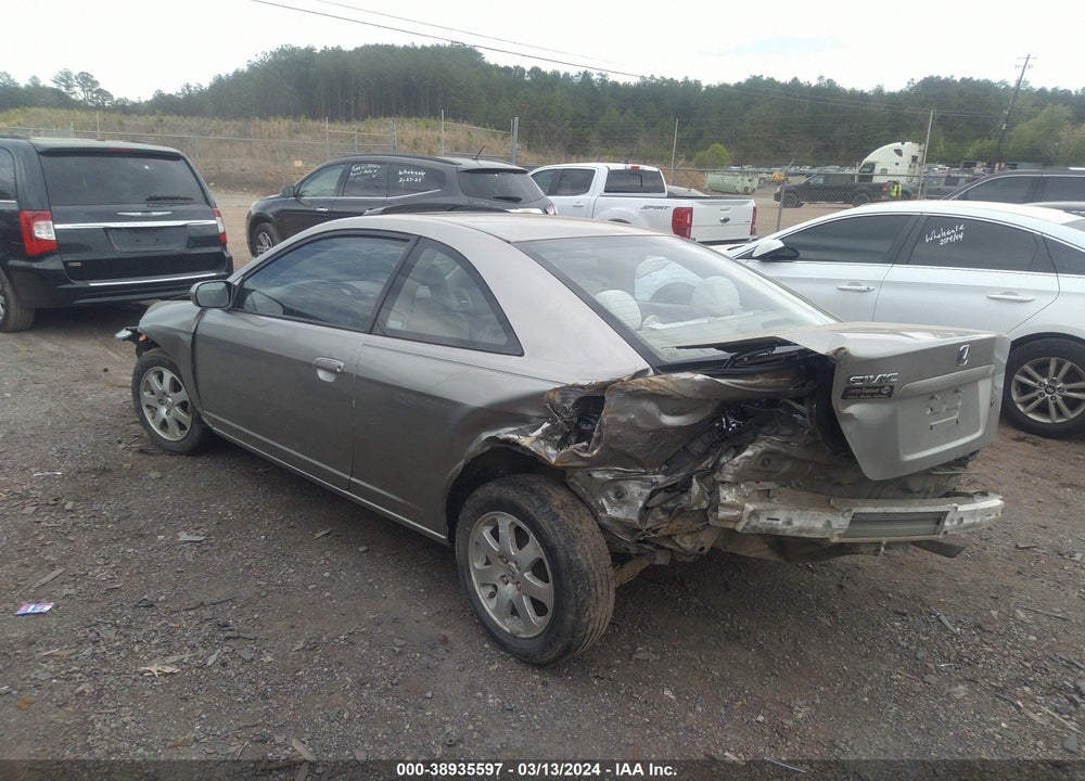 2003 HONDA CIVIC EX VIN: 1HGEM22943L047036