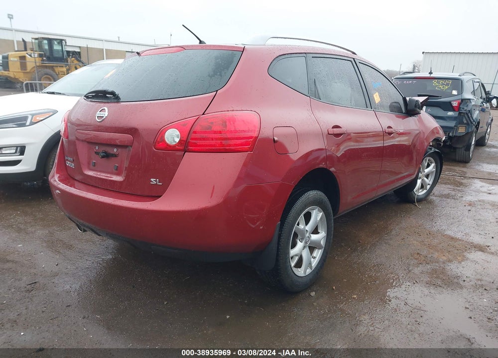 2009 NISSAN ROGUE SL VIN: JN8AS58T99W057712