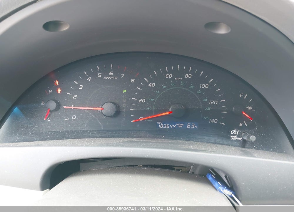 2008 TOYOTA CAMRY LE VIN: 4T1BE46KX8U756042