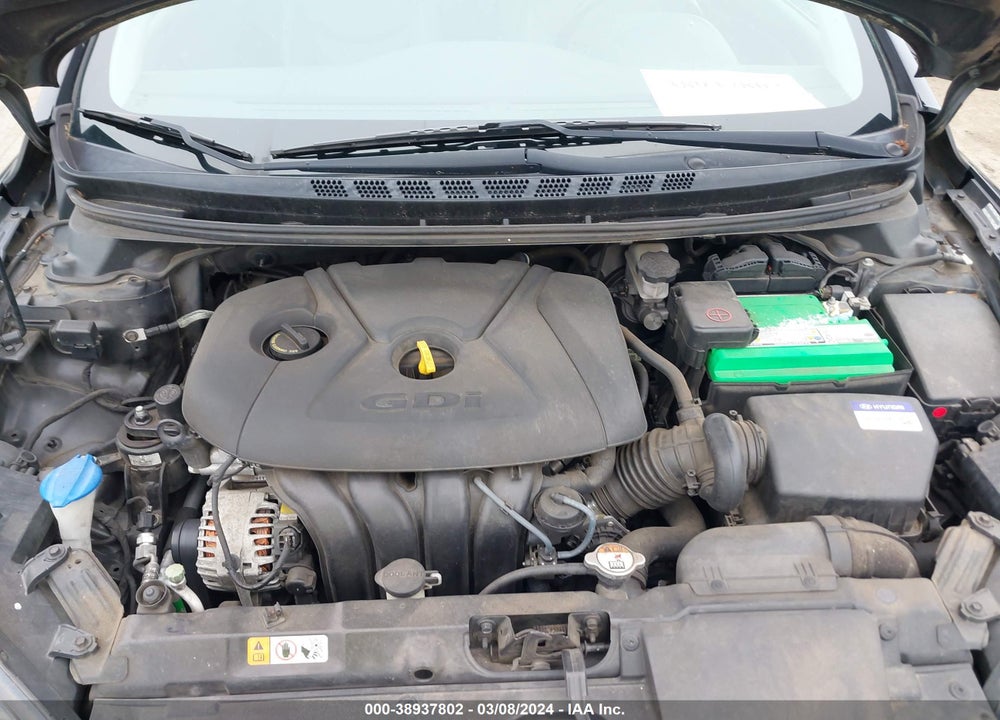 2014 HYUNDAI ELANTRA SPORT VIN: KMHDH4AH8EU071576