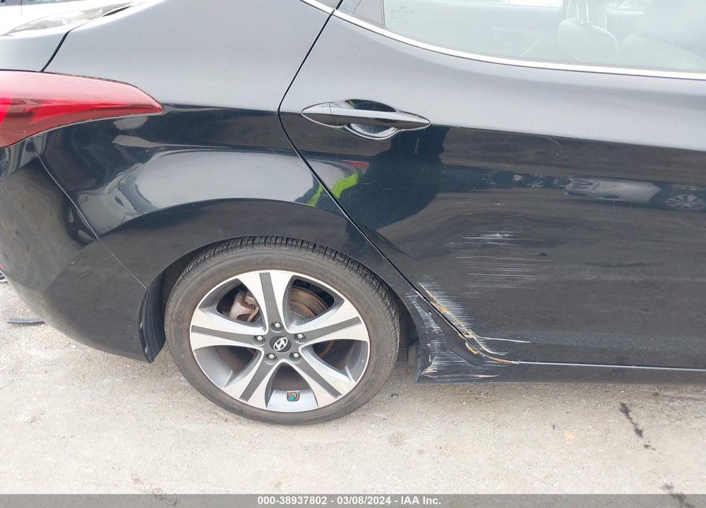 2014 HYUNDAI ELANTRA SPORT VIN: KMHDH4AH8EU071576