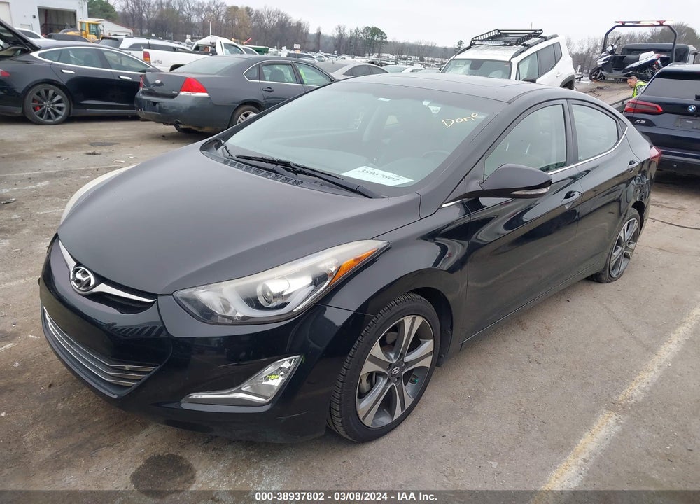 2014 HYUNDAI ELANTRA SPORT VIN: KMHDH4AH8EU071576