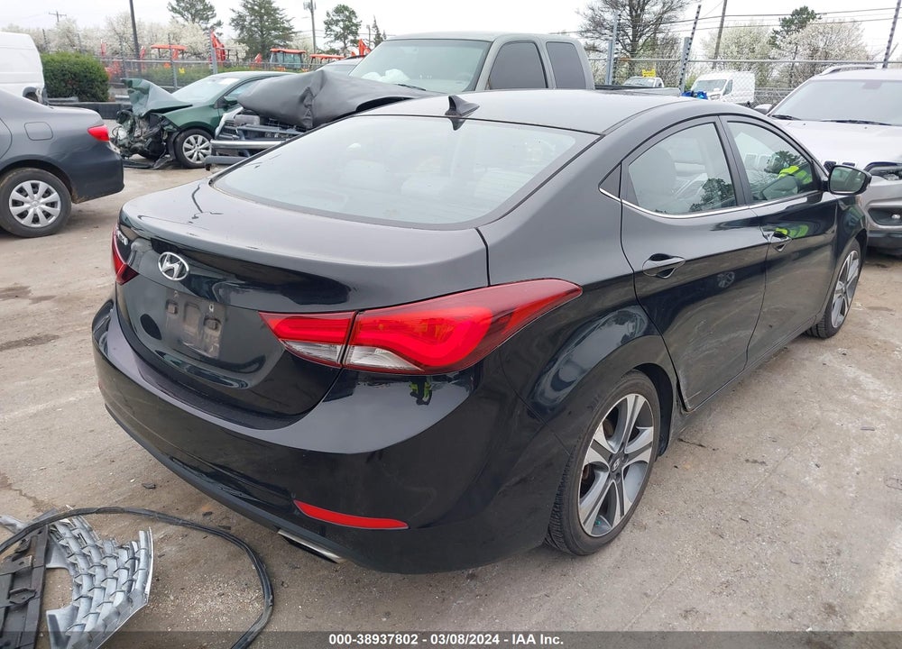 2014 HYUNDAI ELANTRA SPORT VIN: KMHDH4AH8EU071576