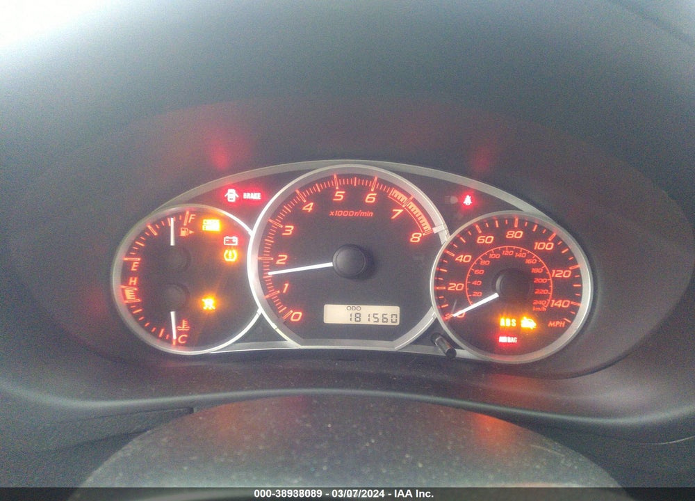 2011 SUBARU IMPREZA WRX VIN: JF1GR7E6XBG819446