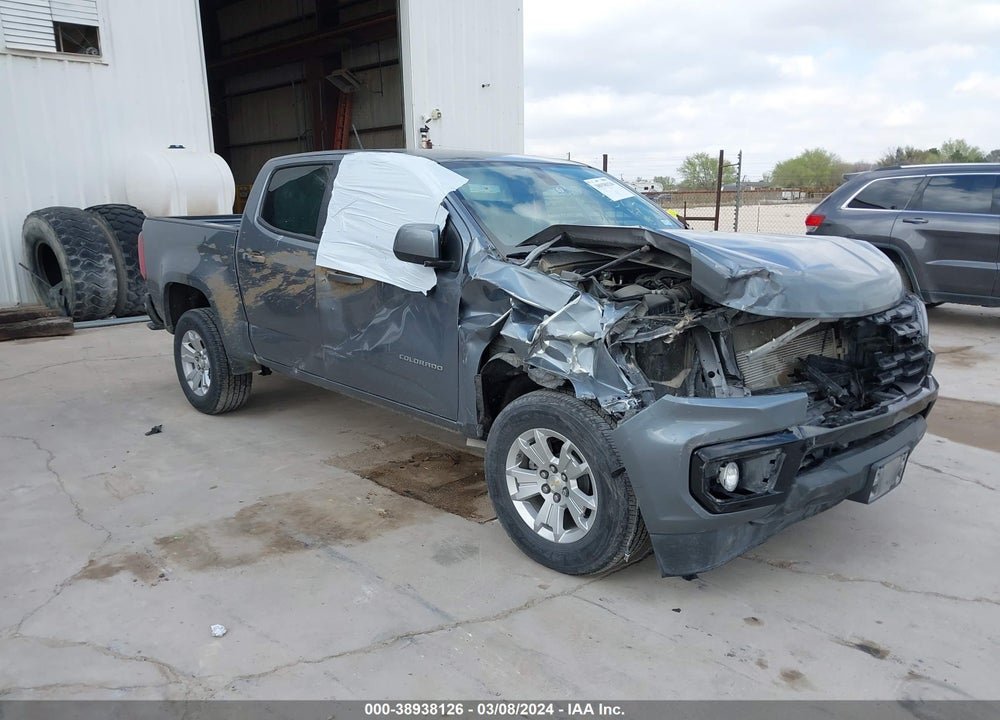 2021 CHEVROLET COLORADO 2WD SHORT BOX LT VIN: 1GCGSCEN6M1227563