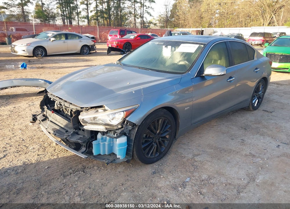 2018 INFINITI Q50 3.0T LUXE VIN: JN1EV7AP2JM354496