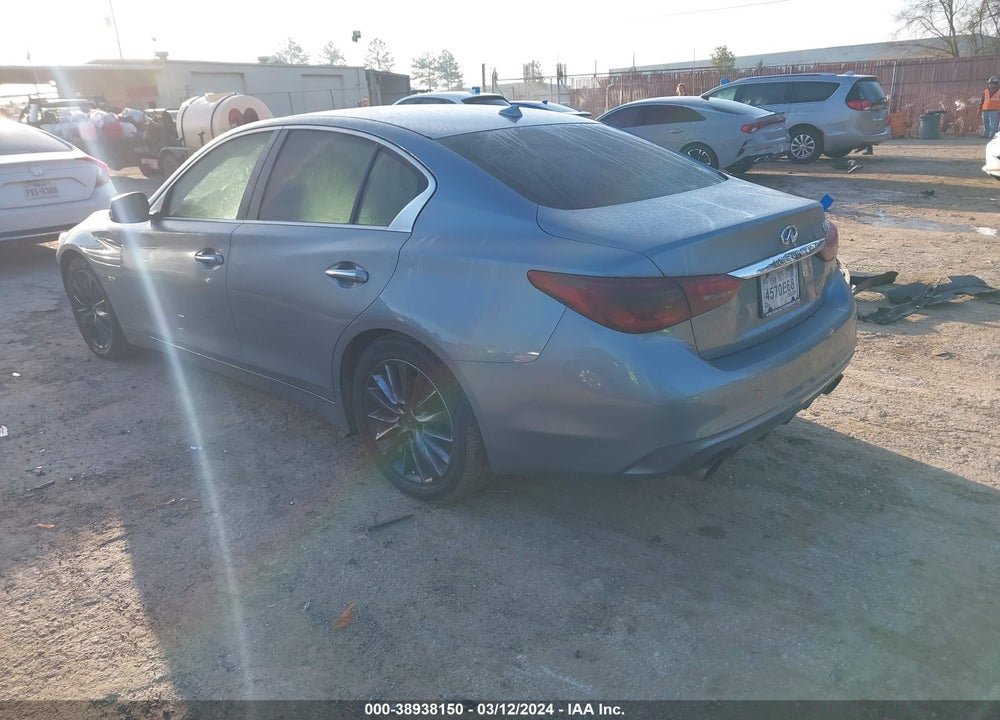 2018 INFINITI Q50 3.0T LUXE VIN: JN1EV7AP2JM354496
