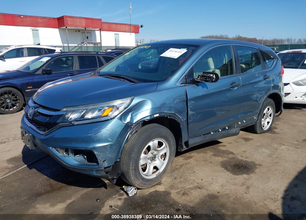 2015 HONDA CR-V LX VIN: 5J6RM4H35FL043266