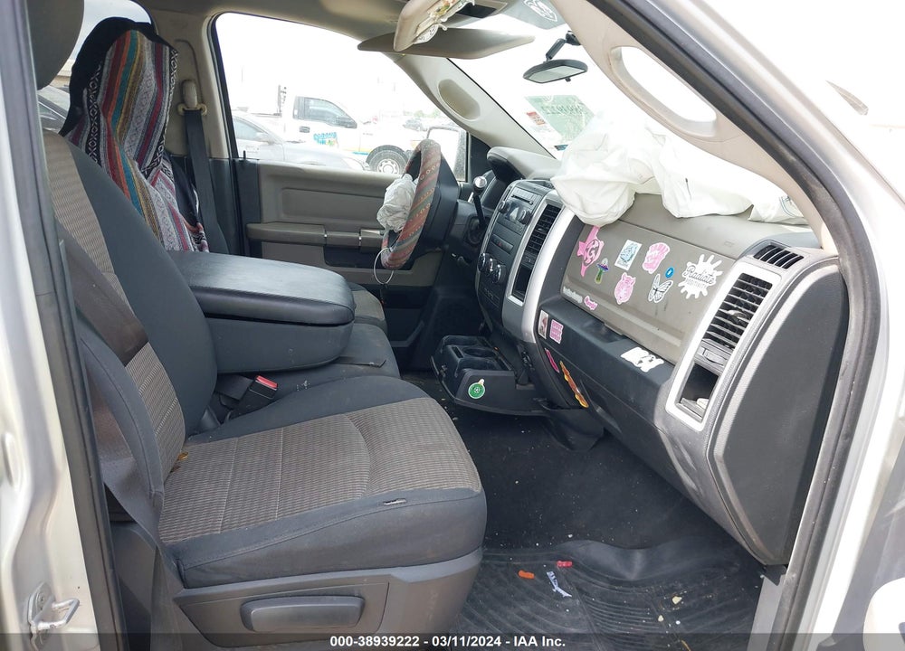 2012 RAM 1500 SLT VIN: 1C6RD6GP9CS219797