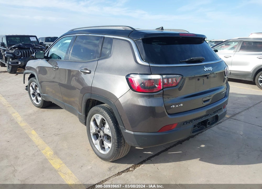 2018 JEEP COMPASS LIMITED 4X4 VIN: 3C4NJDCB2JT202642