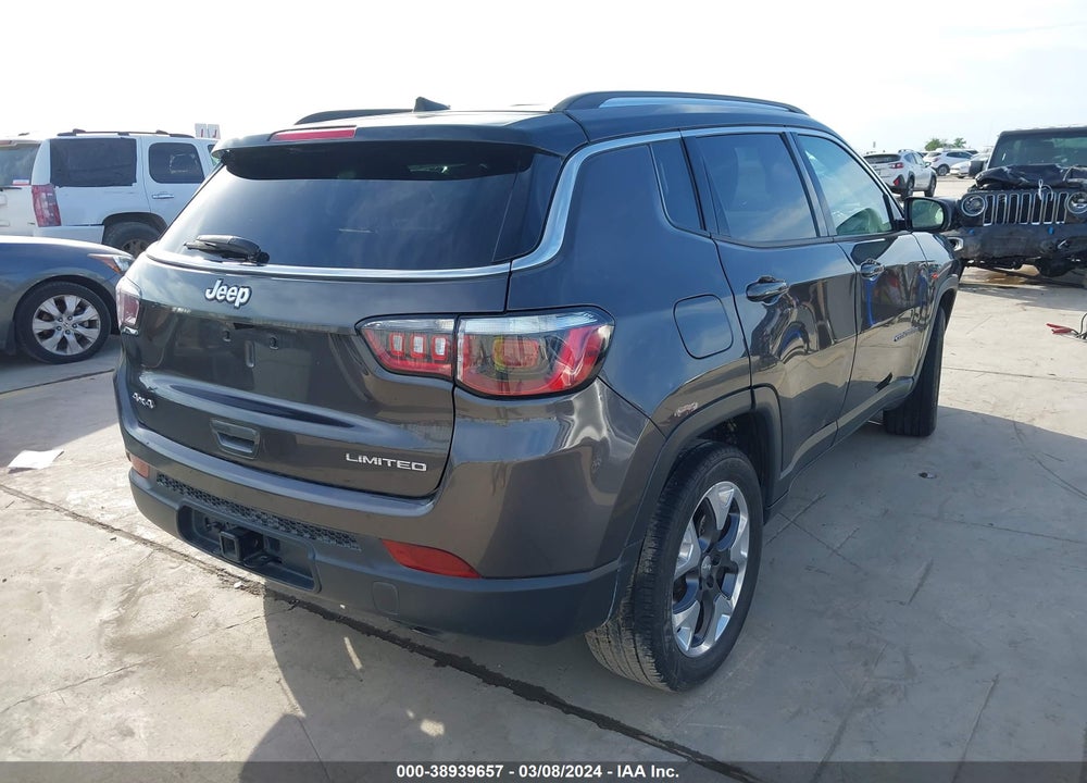 2018 JEEP COMPASS LIMITED 4X4 VIN: 3C4NJDCB2JT202642