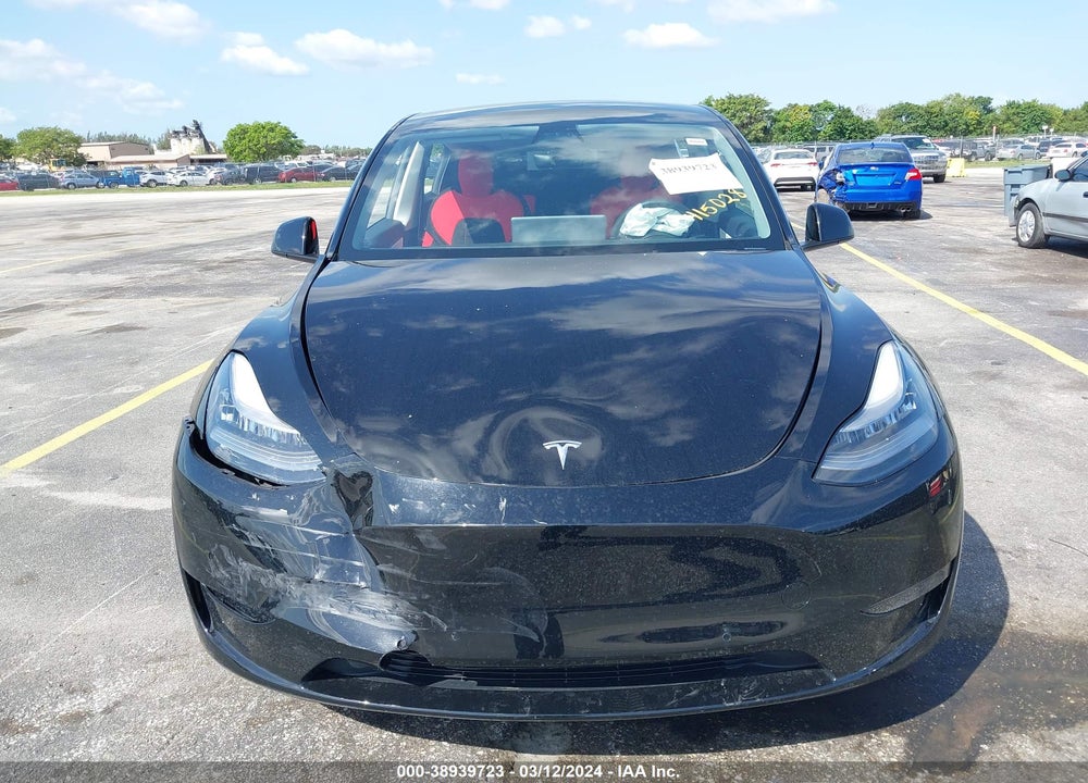 2021 TESLA MODEL Y STANDARD RANGE REAR-WHEEL DRIVE VIN: 5YJYGDED2MF103963