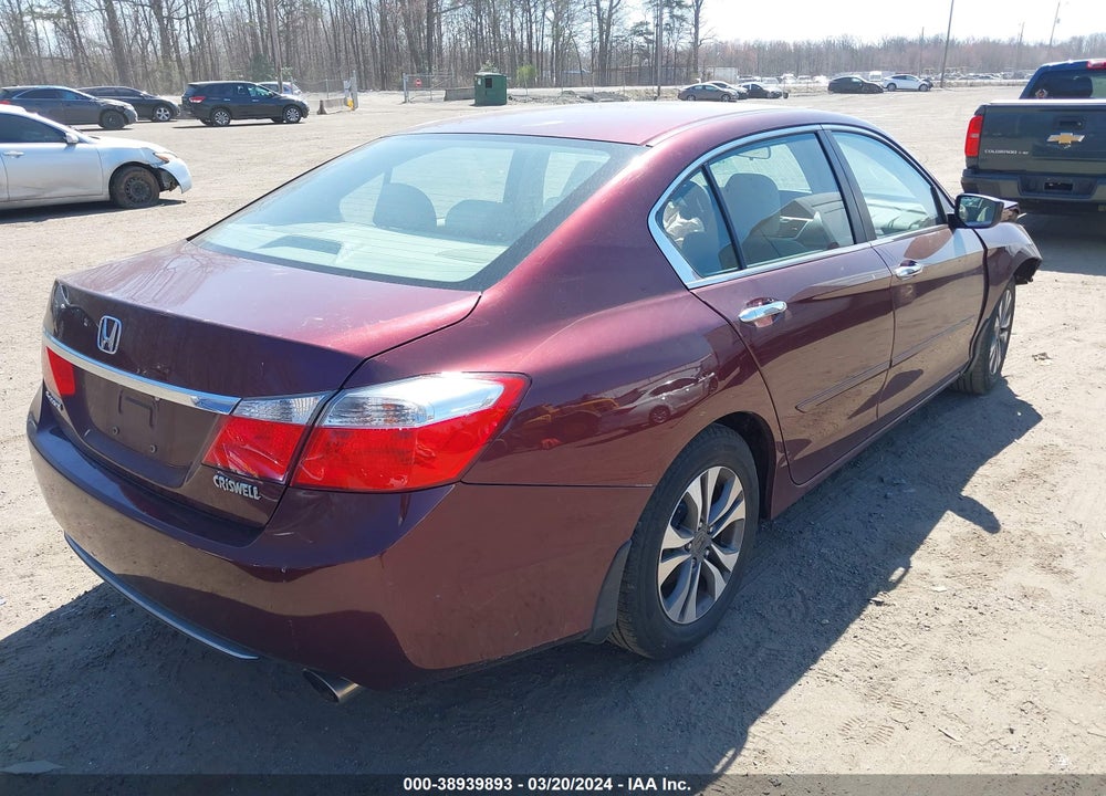 2013 HONDA ACCORD LX VIN: 1HGCR2F32DA057432