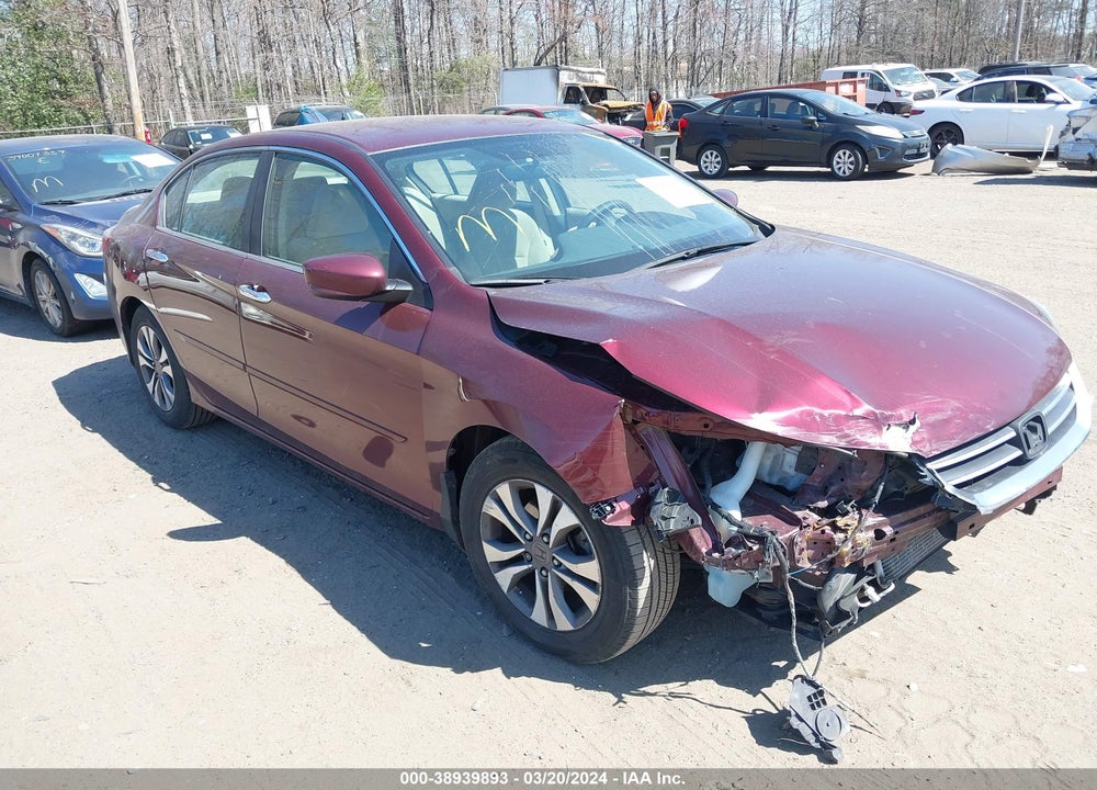 2013 HONDA ACCORD LX VIN: 1HGCR2F32DA057432