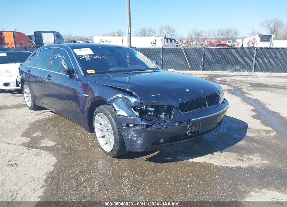 2003 BMW 745LI VIN: WBAGN63413DR13555