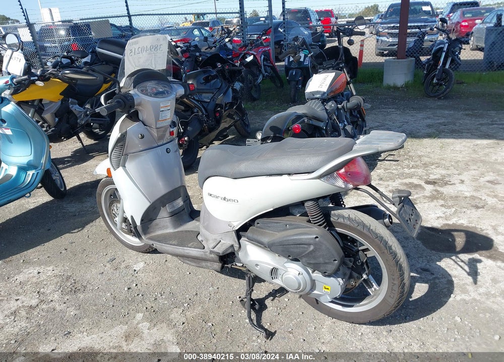 2009 APRILIA SCARABEO 200 VIN: ZD4RBC00X9J001011