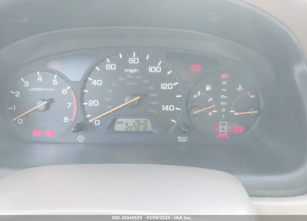 2001 HONDA ACCORD 3.0 EX VIN: 1HGCG16581A018809