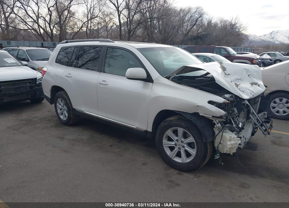 2013 TOYOTA HIGHLANDER SE V6 VIN: 5TDBK3EH5DS198693