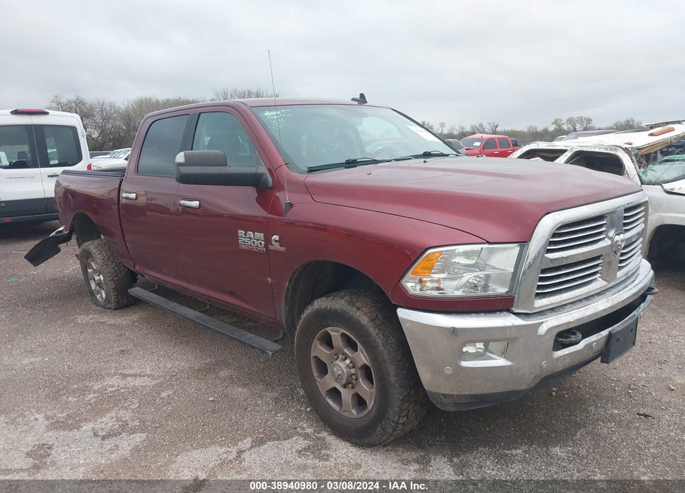 2018 RAM 2500 BIG HORN 4X4 6'4 BOX VIN: 3C6UR5DL8JG428122