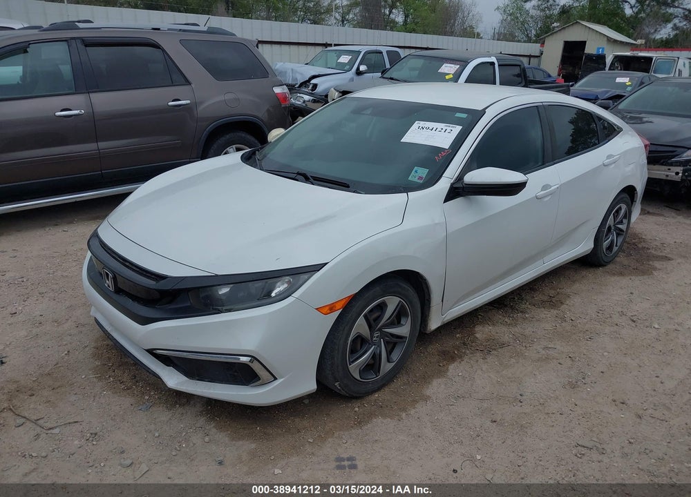2019 HONDA CIVIC LX VIN: 19XFC2F63KE043184