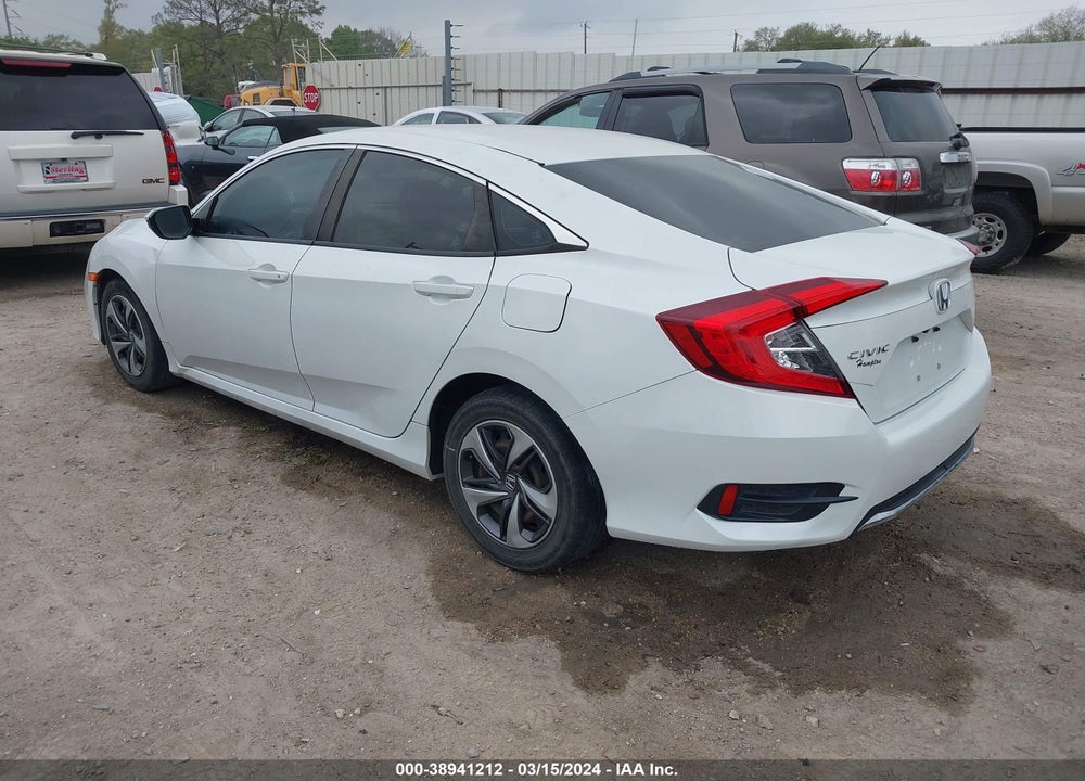 2019 HONDA CIVIC LX VIN: 19XFC2F63KE043184