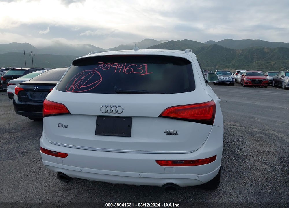 2015 AUDI Q5 2.0T PREMIUM VIN: WA1LFAFP0FA124062