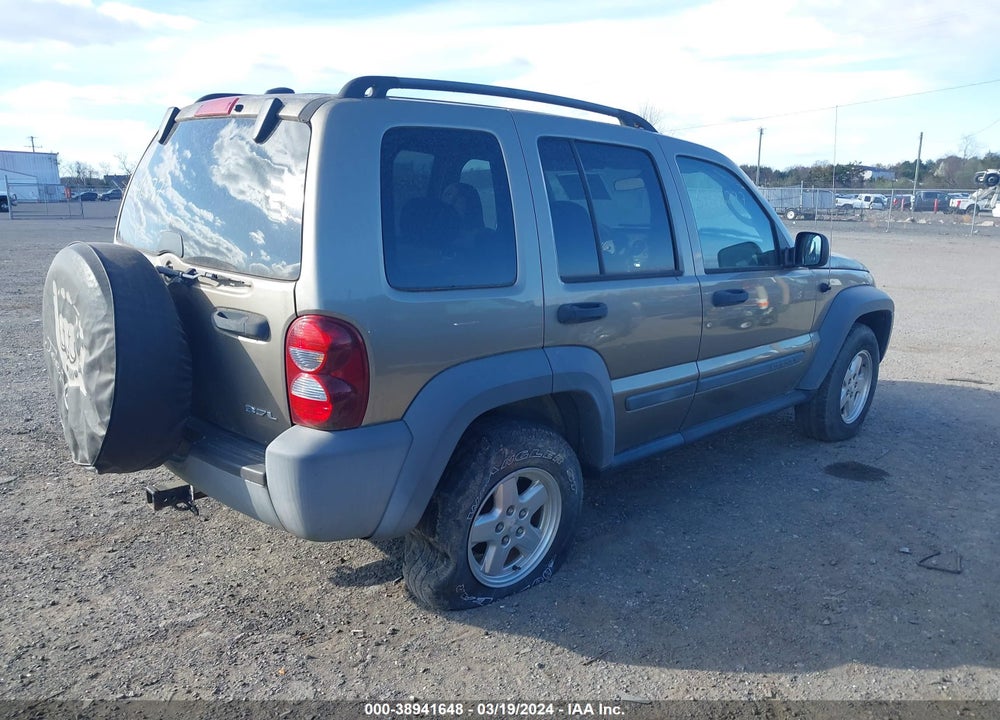 2005 JEEP LIBERTY SPORT VIN: 1J8GL48K45W630300