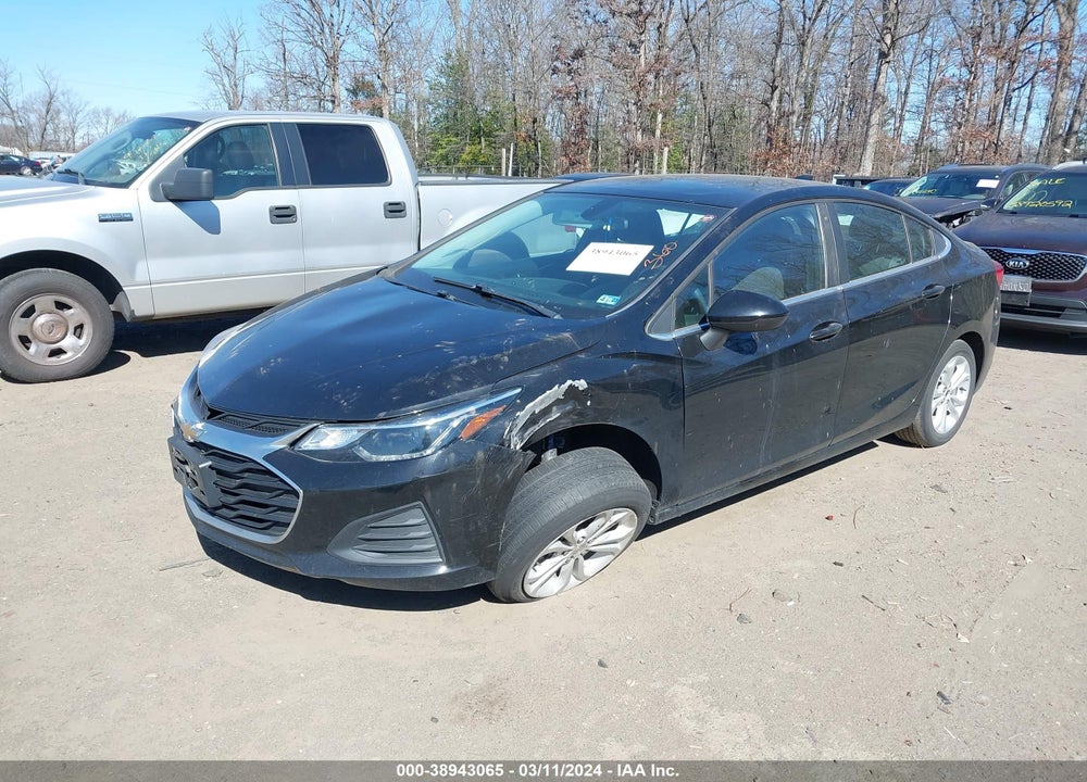 2019 CHEVROLET CRUZE LT VIN: 1G1BE5SMXK7145542
