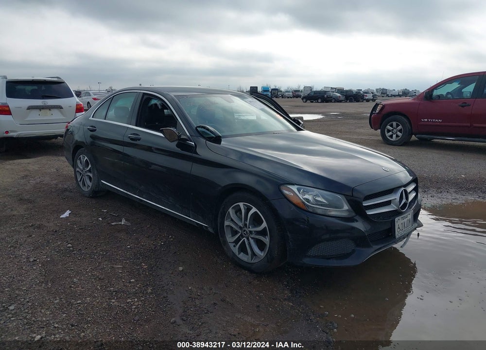 2017 MERCEDES-BENZ C 300 LUXURY/SPORT VIN: 55SWF4JB3HU232622