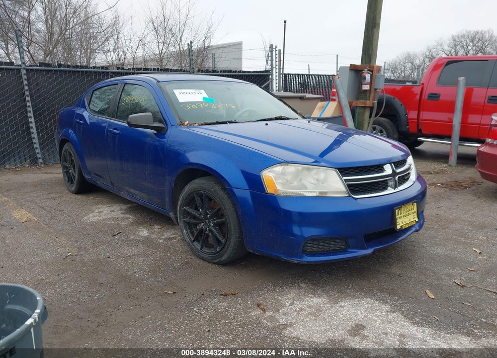 2014 DODGE AVENGER SE VIN: 1C3CDZAB9EN144327