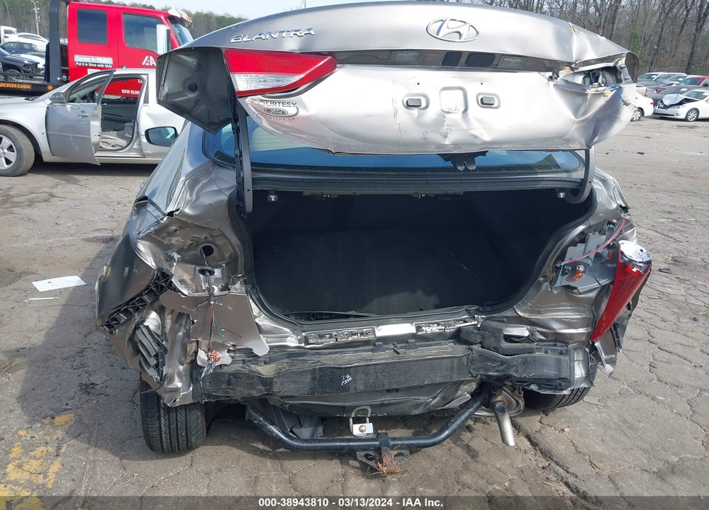 2013 HYUNDAI ELANTRA GLS VIN: 5NPDH4AE6DH307452