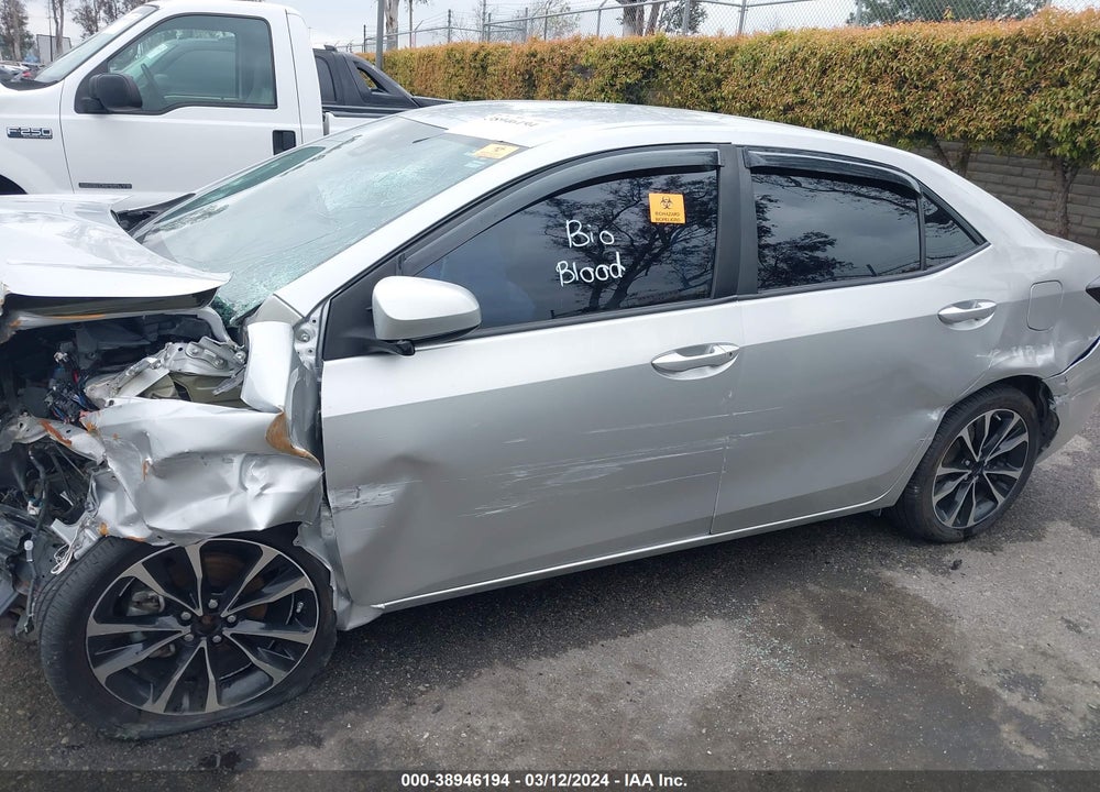 2019 TOYOTA COROLLA LE VIN: 2T1BURHE3KC171674