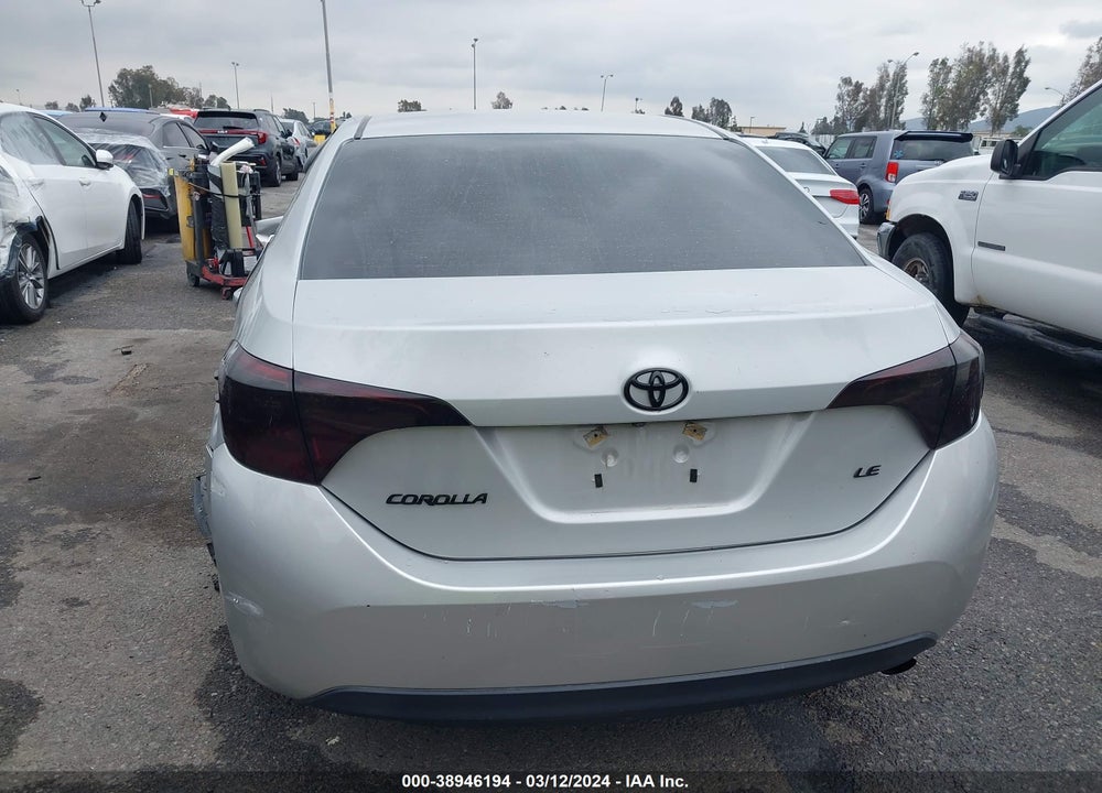 2019 TOYOTA COROLLA LE VIN: 2T1BURHE3KC171674
