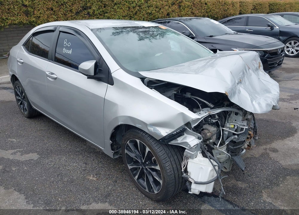 2019 TOYOTA COROLLA LE VIN: 2T1BURHE3KC171674