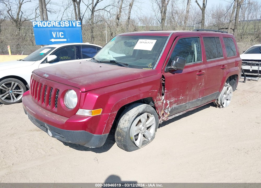 2016 JEEP PATRIOT LATITUDE VIN: 1C4NJPFA1GD582219