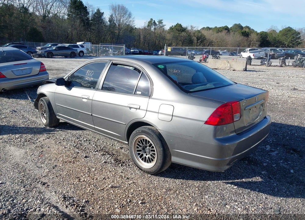 2005 HONDA CIVIC VIN: 2HGES15545H628254
