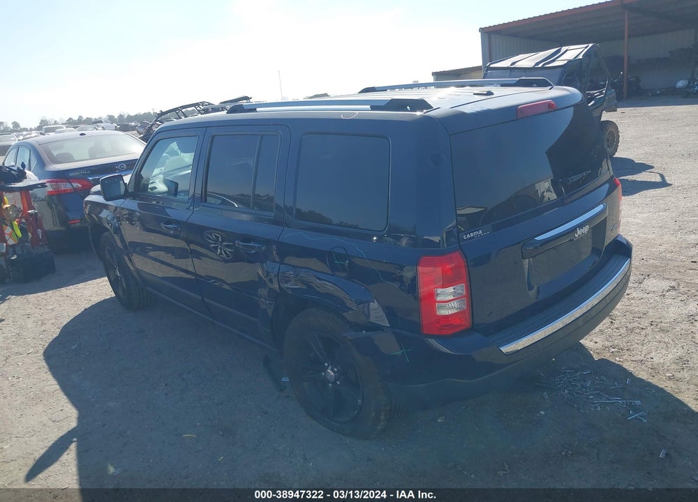 2017 JEEP PATRIOT HIGH ALTITUDE FWD VIN: 1C4NJPFA9HD201587