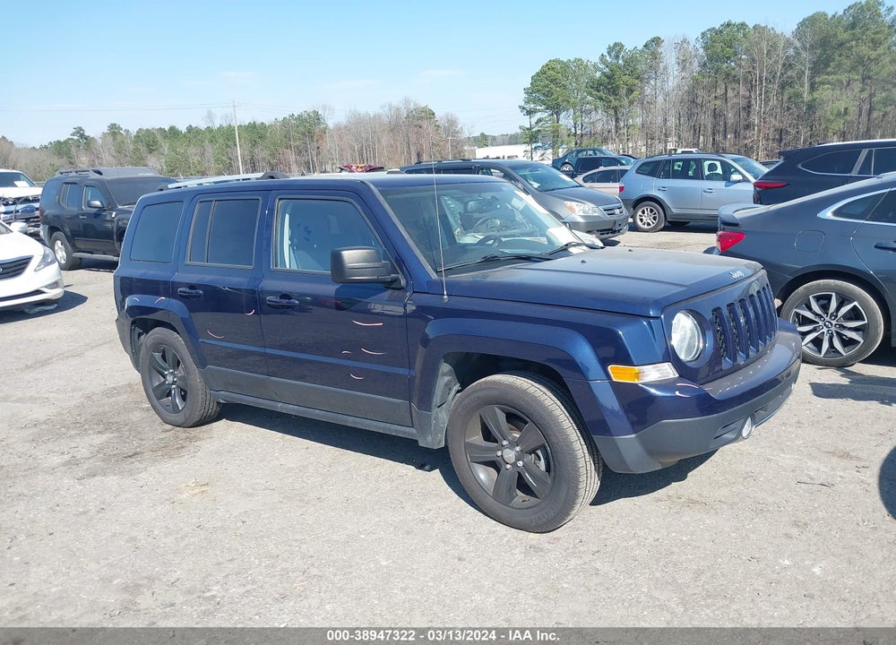 2017 JEEP PATRIOT HIGH ALTITUDE FWD VIN: 1C4NJPFA9HD201587
