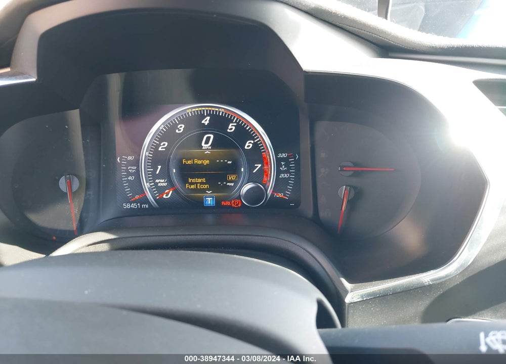2015 CHEVROLET CORVETTE STINGRAY Z51 VIN: 1G1YH2D78F5114671