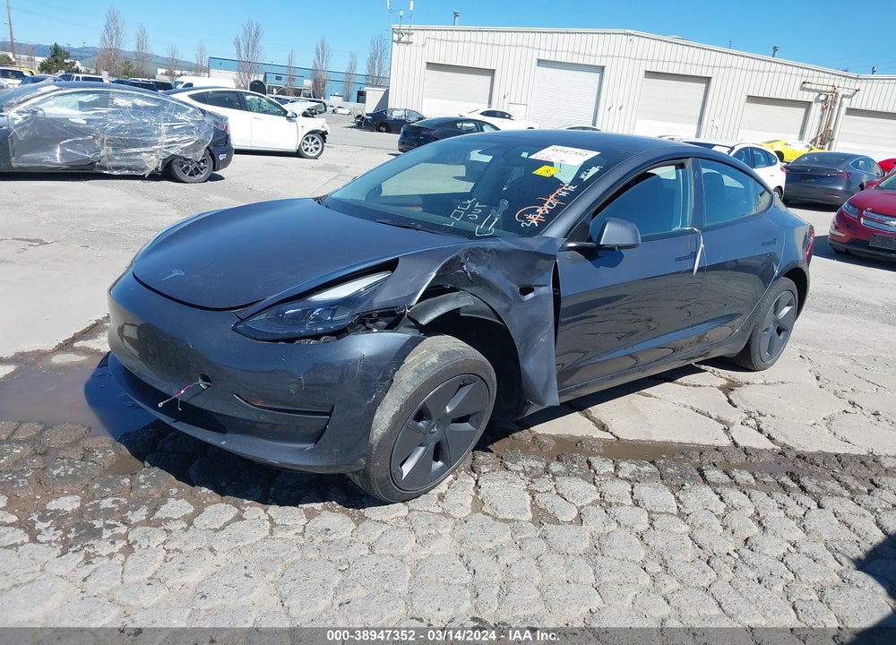 2022 TESLA MODEL 3 REAR-WHEEL DRIVE VIN: 5YJ3E1EA1NF319342