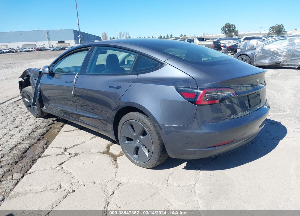 2022 TESLA MODEL 3 REAR-WHEEL DRIVE VIN: 5YJ3E1EA1NF319342