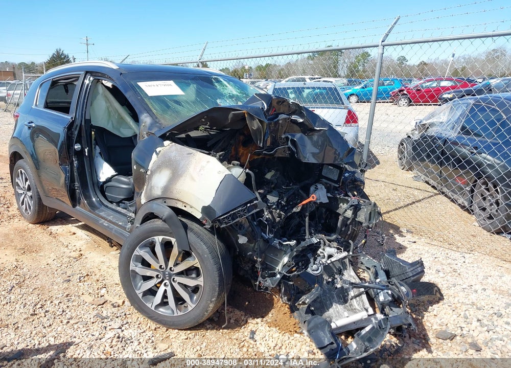 2017 KIA SPORTAGE EX VIN: KNDPNCACXH7275663