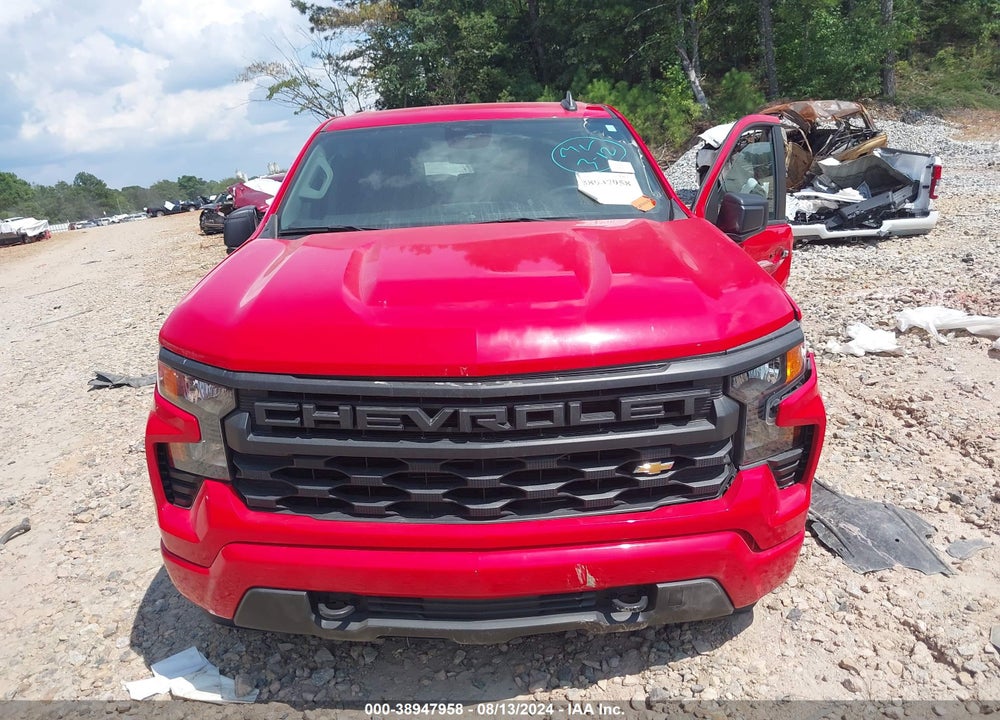 2022 CHEVROLET SILVERADO 1500 4WD SHORT BED CUSTOM VIN: 1GCPDBEKXNZ534845