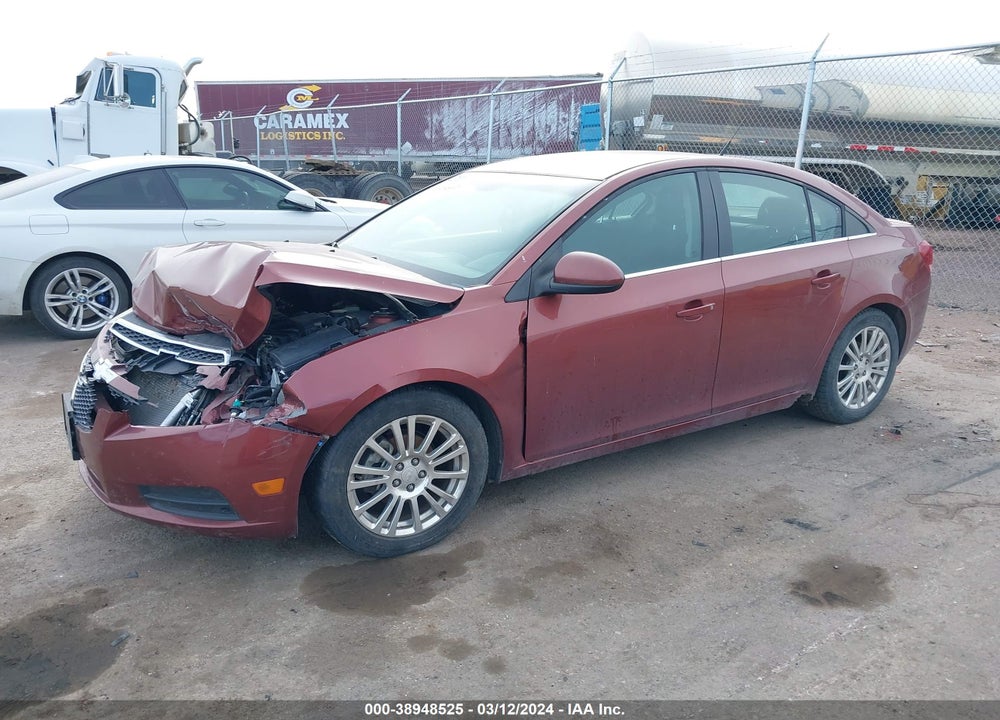 2012 CHEVROLET CRUZE ECO VIN: 1G1PJ5SC2C7272229