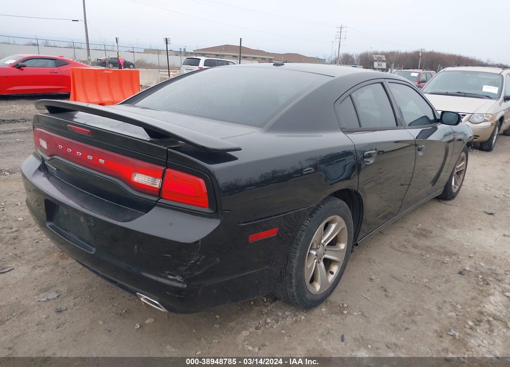 2012 DODGE CHARGER SXT VIN: 2C3CDXHG4CH207040