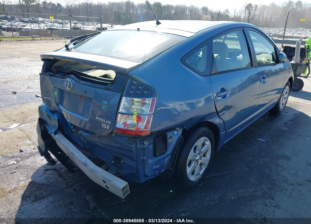 2005 TOYOTA PRIUS VIN: JTDKB20U757029866