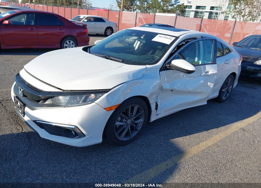 2019 HONDA CIVIC EX VIN: 19XFC1F36KE216373