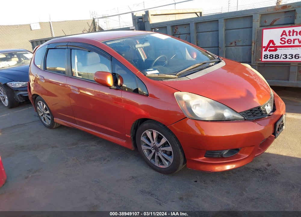 2012 HONDA FIT SPORT VIN: JHMGE8H57CC012968